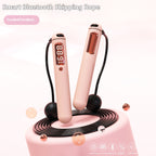 Flexora cordless Bluetooth skipping rope with adjustable handles and lightweight design, ideal for cardio workouts and fitness training.