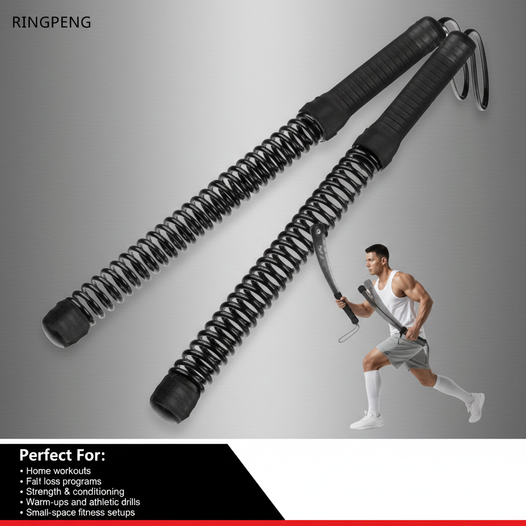 Flexora cordless battle rope with textured surface, designed for high-intensity training and versatile workout routines.