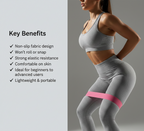 Flexora fabric resistance bands in various colors for strength training and exercise workouts.