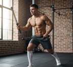 Flexora cordless battle rope with textured surface, designed for high-intensity workout and strength training.