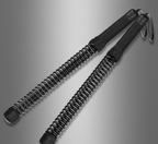 Flexora cordless battle rope with textured surface, designed for high-intensity workout and fitness training.