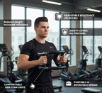 Flexora Multi-Functional U-Shaped Arm Strengthener with ergonomic design for effective arm and upper body workouts.