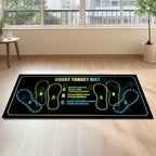 Anti-Slip Squat Pad Set, Durable Training Mats for Home & Gym Use, Non-Skid Exercise Equipment, Ideal for Fitness Enthusiasts
