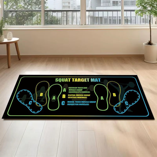 Anti-Slip Squat Pad Set, Durable Training Mats for Home & Gym Use, Non-Skid Exercise Equipment, Ideal for Fitness Enthusiasts