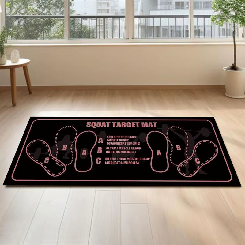 Anti-Slip Squat Pad Set, Durable Training Mats for Home & Gym Use, Non-Skid Exercise Equipment, Ideal for Fitness Enthusiasts